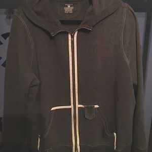 Jones New York Spirts Gray ZIP Jacket